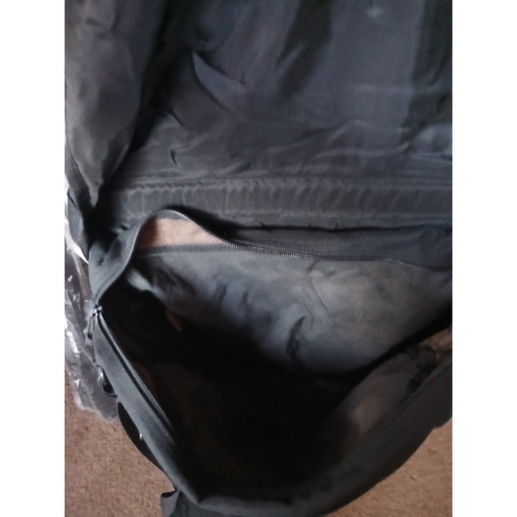 L.L. Bean Black Canvas Messenger Laptop Bag‎ Emboidered with the name John - Picture 4 of 6